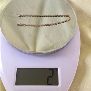 14K Gold ~7.5" Long 2Gram Rope Bracelet: Timeless!